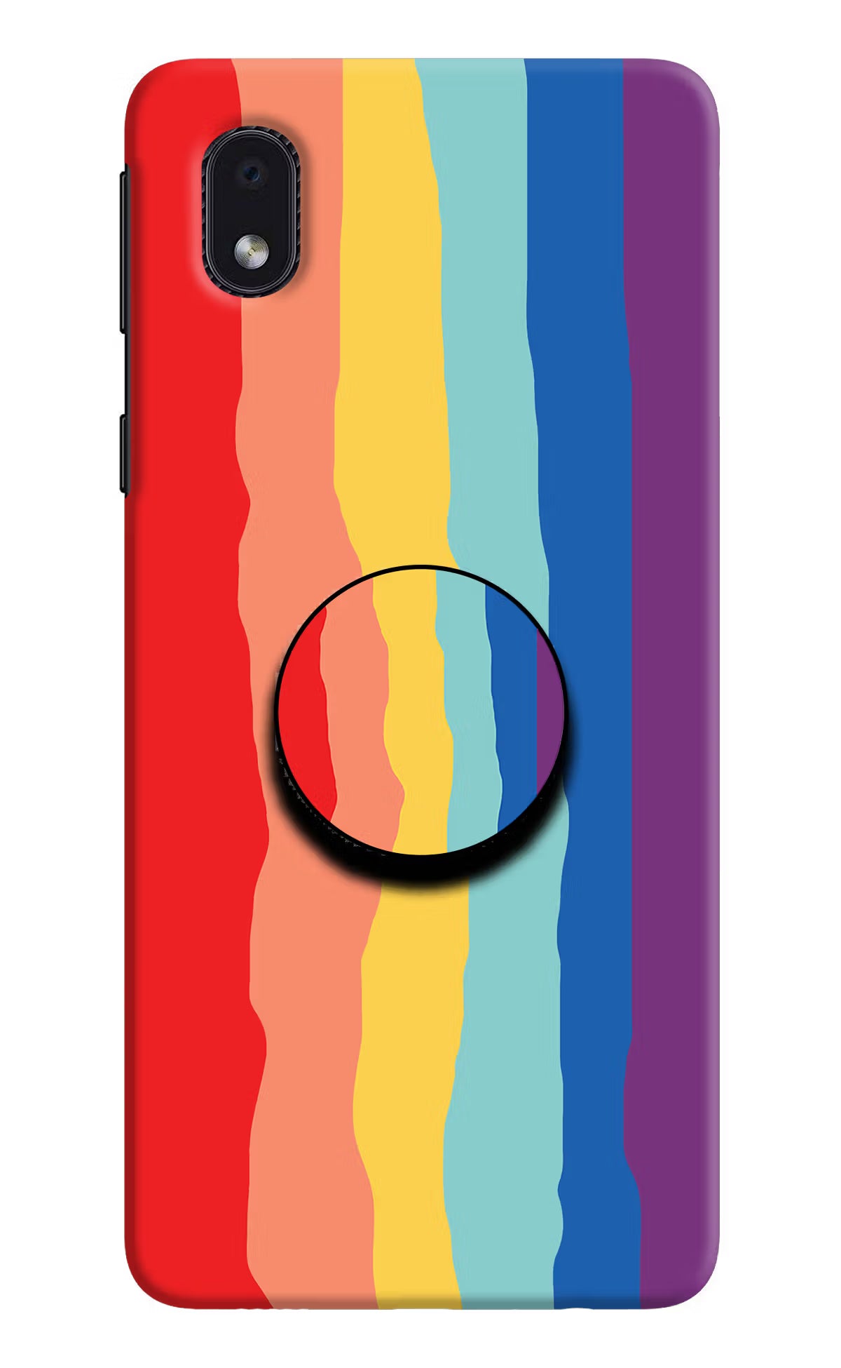 Rainbow Samsung M01 Core Pop Case by Casekaro