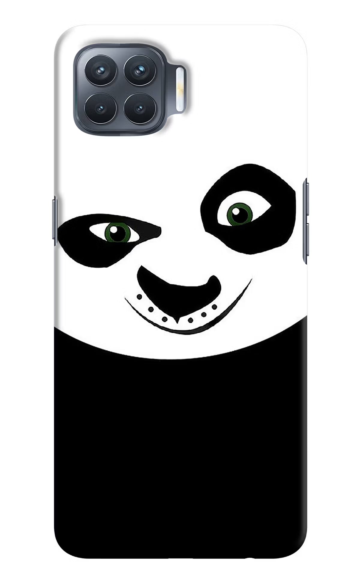 Panda Oppo F17 Pro Hard Case Back Cover by Casekaro