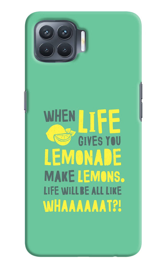 Quote Oppo F17 Pro Hard Case Back Cover by Casekaro