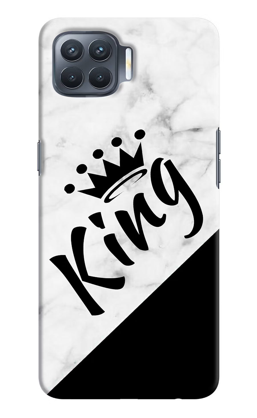 King Oppo F17 Pro Back Cover, Hard case
