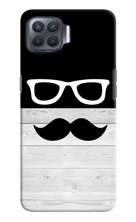 Mustache Oppo F17 Pro Hard Case Back Cover by Casekaro