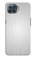 Wooden Grey Texture Oppo F17 Pro Hard Case Back Cover by Casekaro