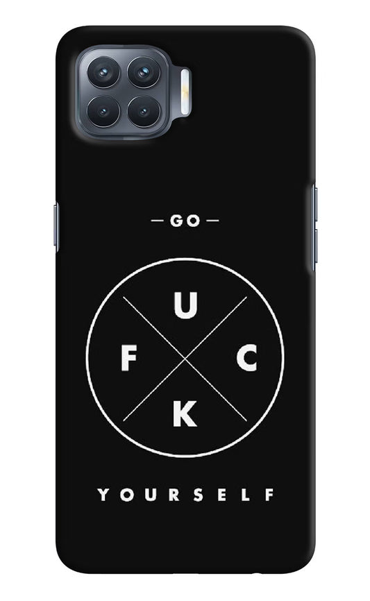 Go Fuck Yourself Oppo F17 Pro Hard Case Back Cover by Casekaro