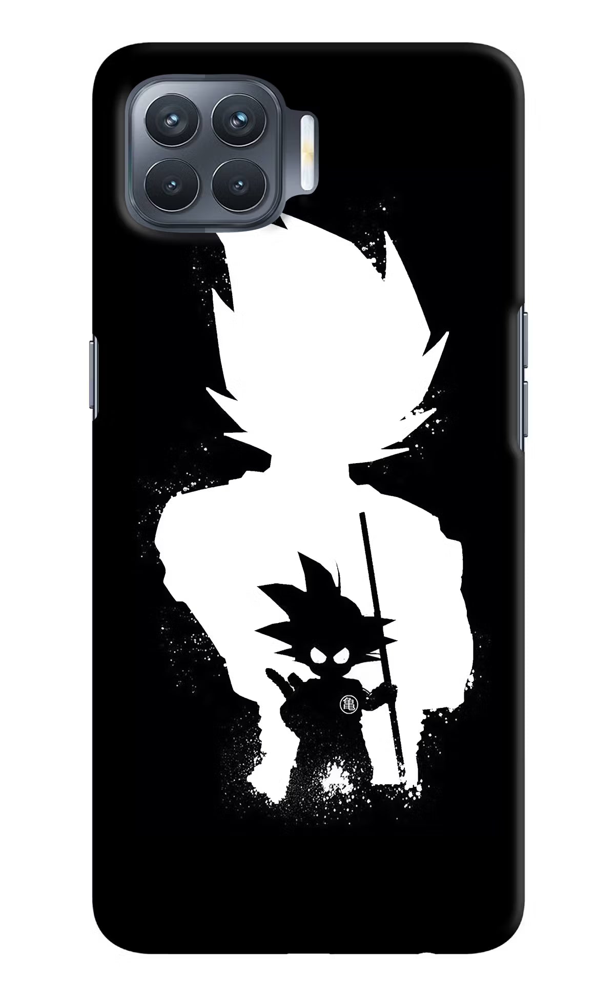 Goku Shadow Oppo F17 Pro Hard Case Back Cover by Casekaro