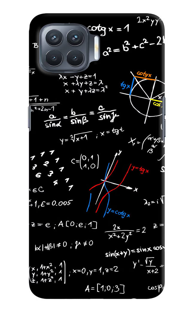 Mathematics Formula Oppo F17 Pro Hard Case Back Cover by Casekaro