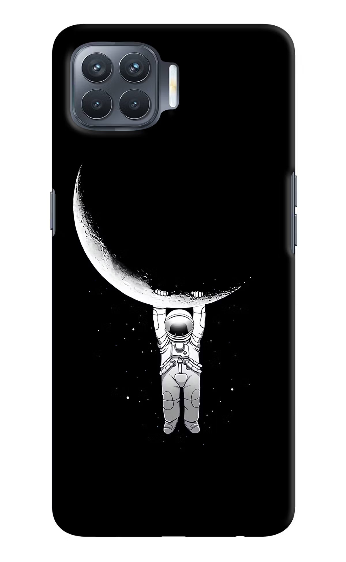 Moon Space Oppo F17 Pro Hard Case Back Cover by Casekaro