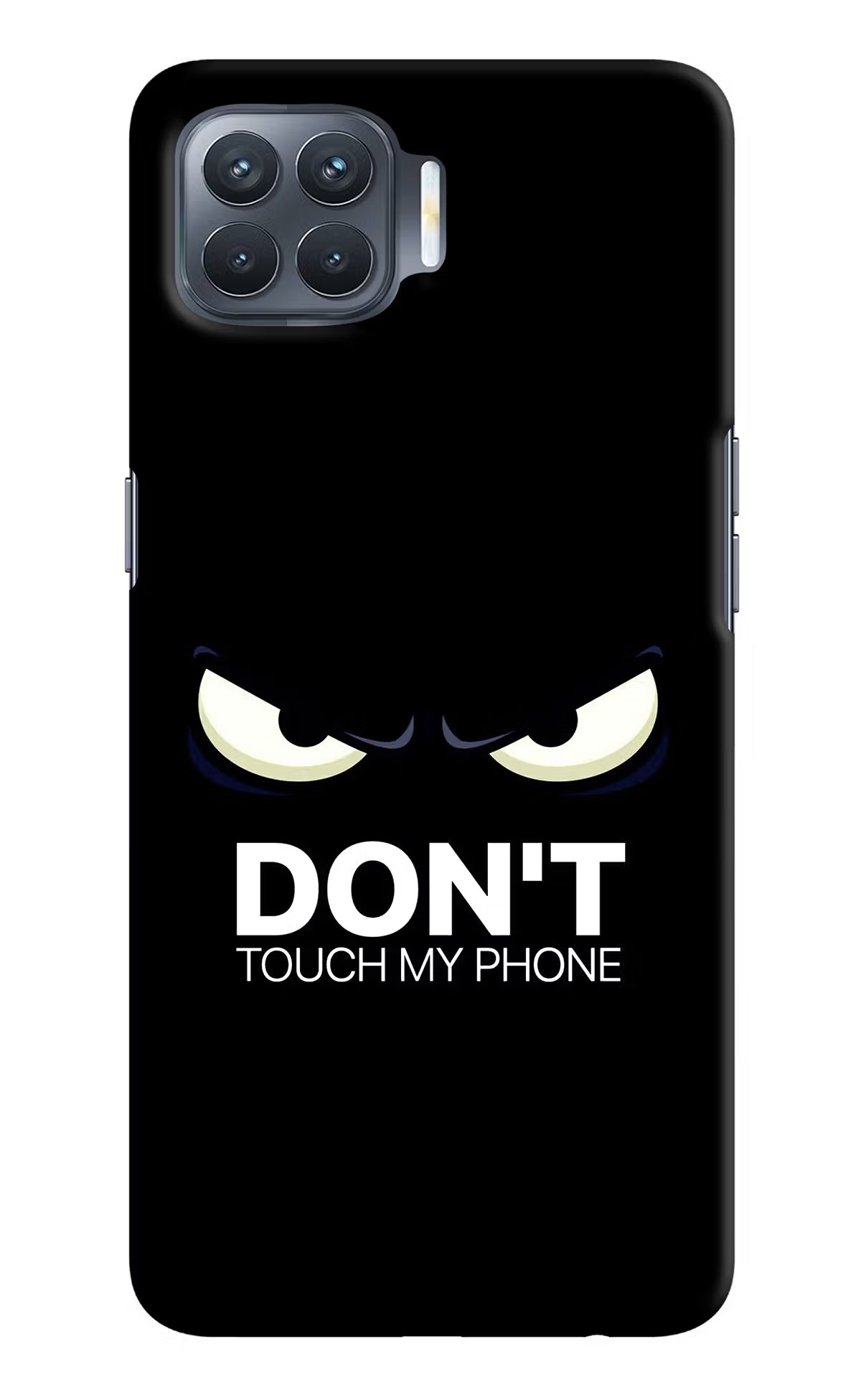 Don'T Touch My Phone Oppo F17 Pro Hard Case Back Cover by Casekaro