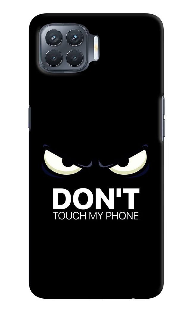Don'T Touch My Phone Oppo F17 Pro Hard Case Back Cover by Casekaro
