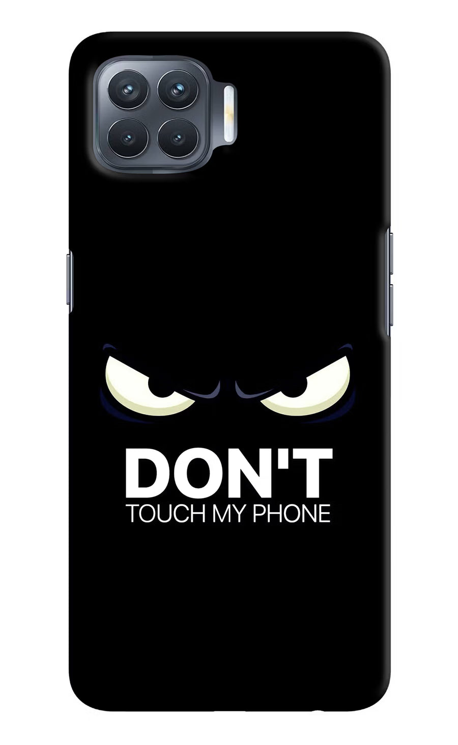 Don'T Touch My Phone Oppo F17 Pro Back Cover, Hard case