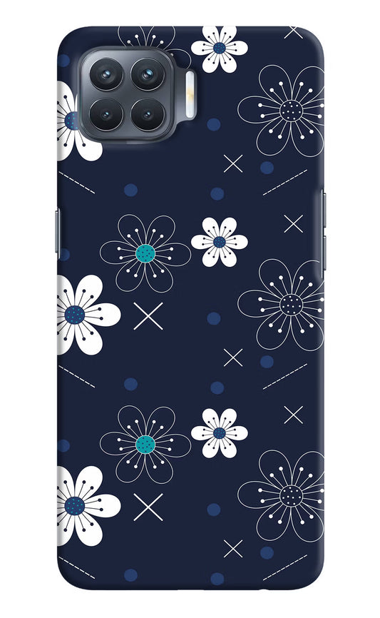 Flowers Oppo F17 Pro Hard Case Back Cover by Casekaro
