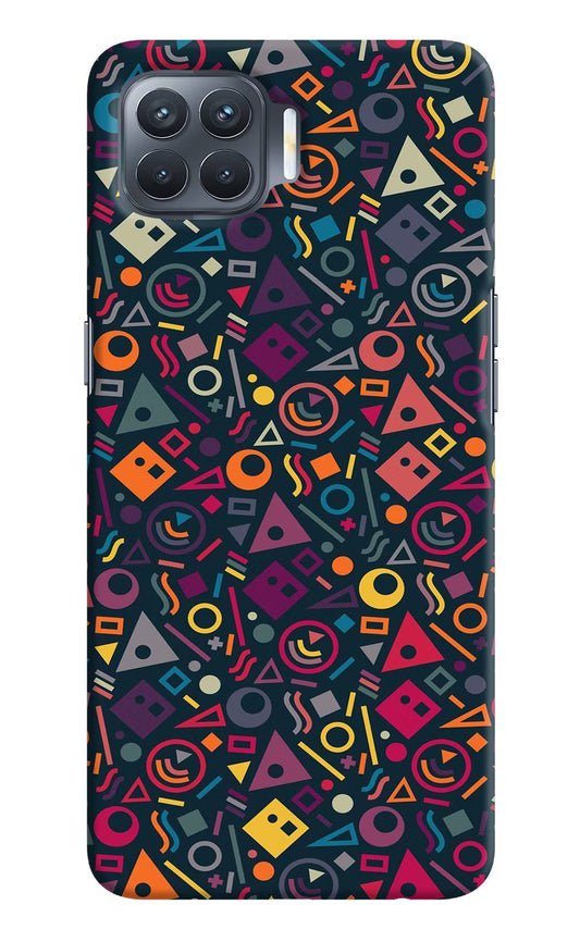 Geometric Abstract Oppo F17 Pro Hard Case Back Cover by Casekaro