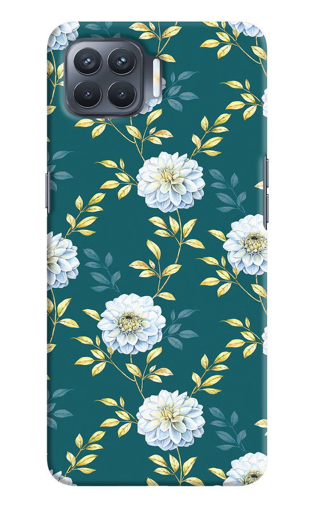 Flowers Oppo F17 Pro Hard Case Back Cover by Casekaro