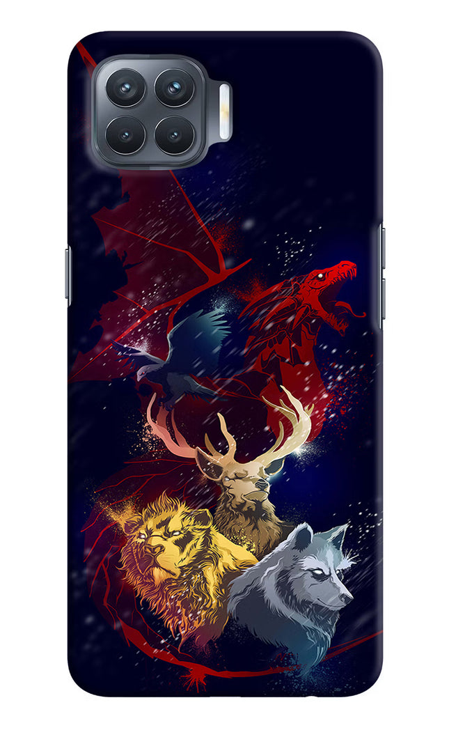 Game Of Thrones Oppo F17 Pro Hard Case Back Cover by Casekaro