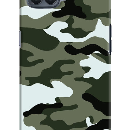 Camouflage Oppo F17 Pro Hard Case Back Cover by Casekaro