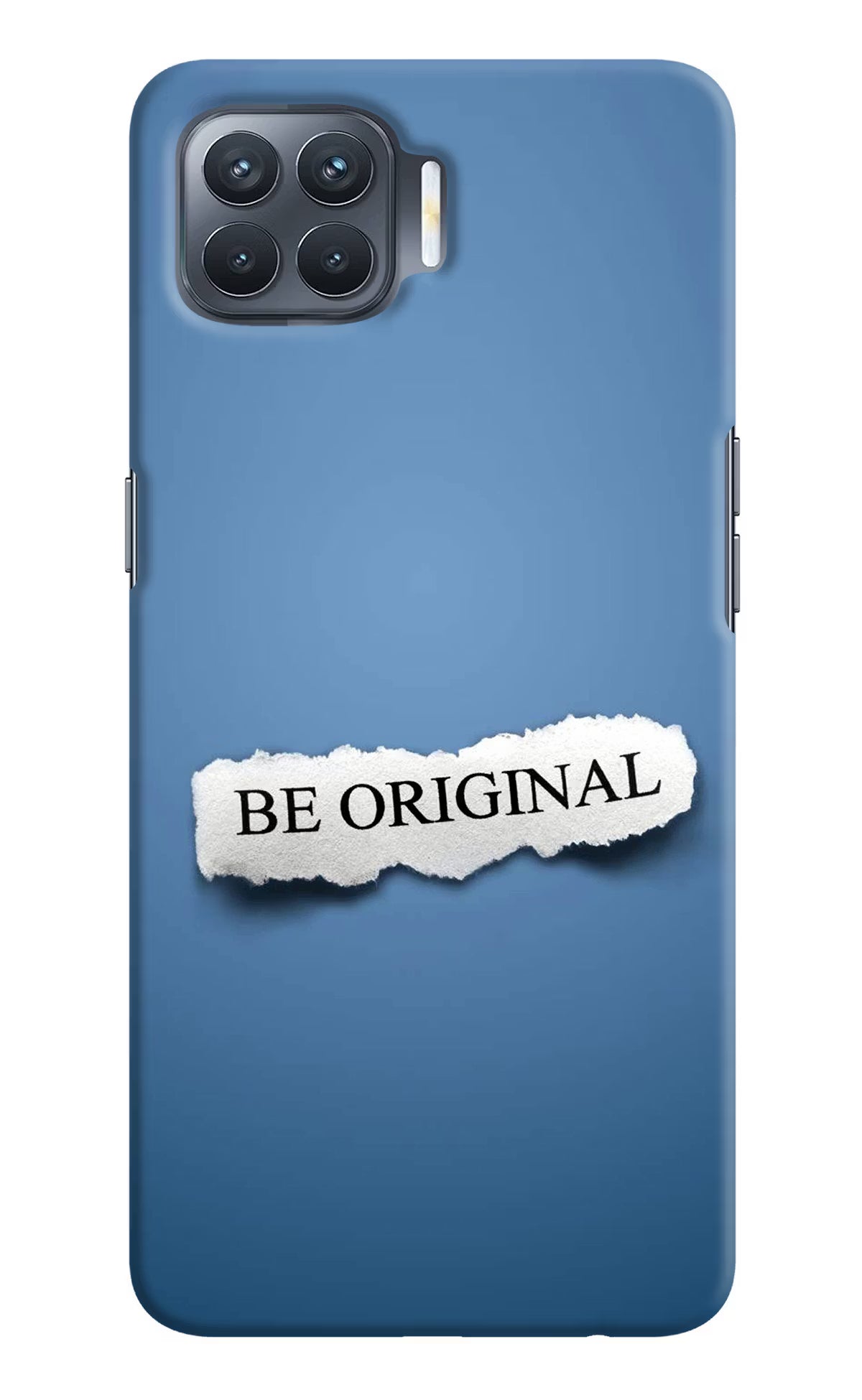 Be Original Oppo F17 Pro Hard Case Back Cover by Casekaro