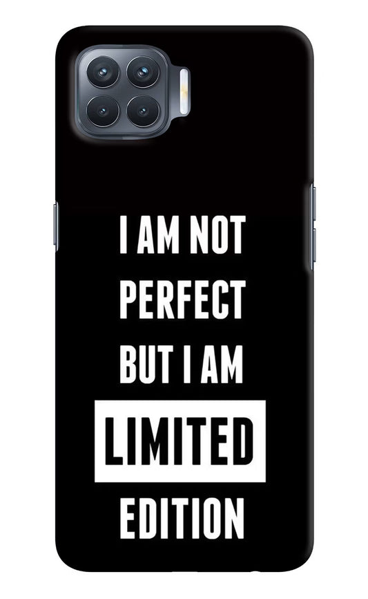 I Am Not Perfect But I Am Limited Edition Oppo F17 Pro Hard Case Back Cover by Casekaro