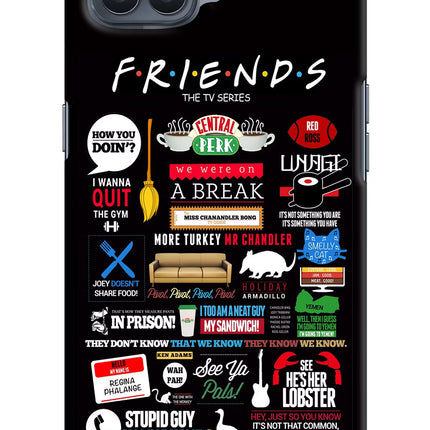 FRIENDS Oppo F17 Pro Hard Case Back Cover by Casekaro