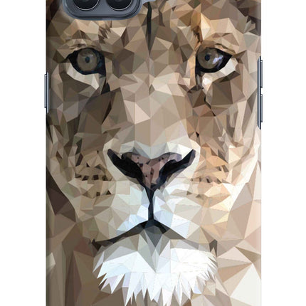 Lion Art Oppo F17 Pro Hard Case Back Cover by Casekaro