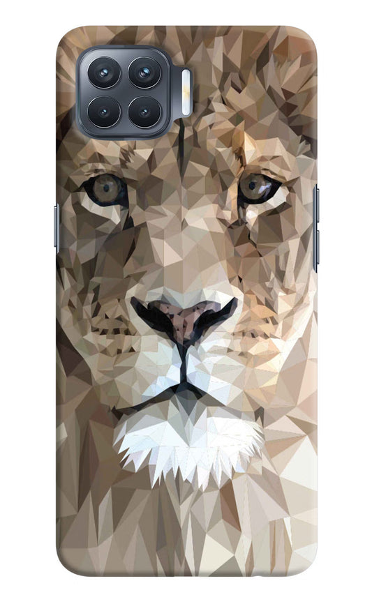 Lion Art Oppo F17 Pro Hard Case Back Cover by Casekaro