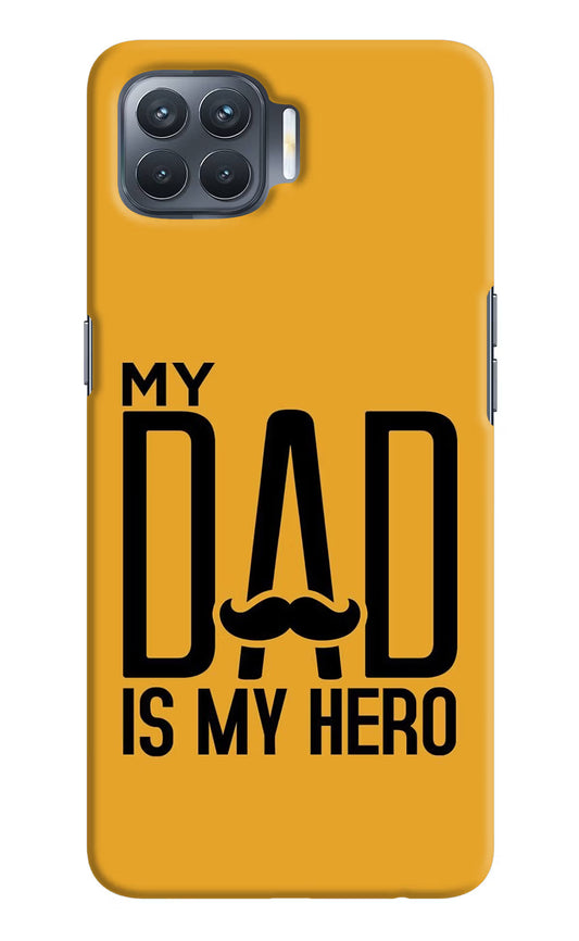 My Dad Is My Hero Oppo F17 Pro Hard Case Back Cover by Casekaro