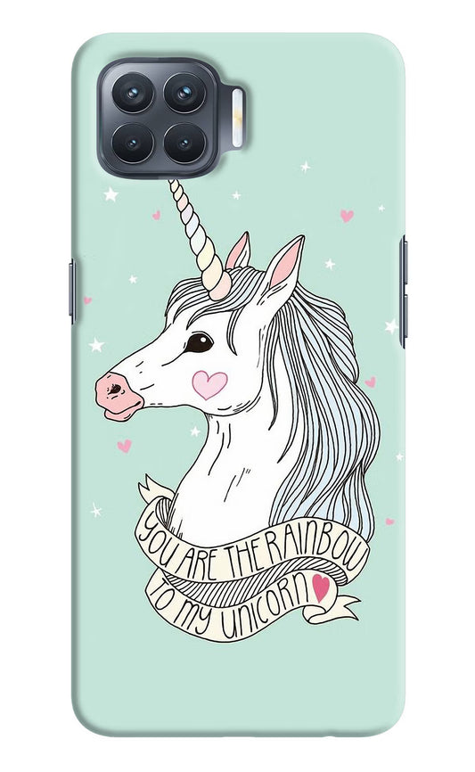 Unicorn Wallpaper Oppo F17 Pro Hard Case Back Cover by Casekaro