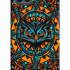 Angry Owl Art Oppo F17 Pro Hard Case Back Cover by Casekaro