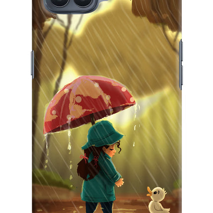 Rainy Day Oppo F17 Pro Hard Case Back Cover by Casekaro