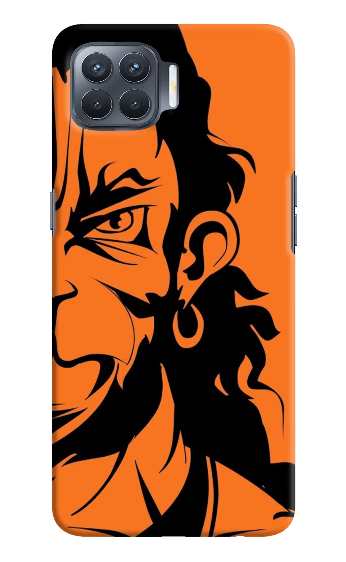 Hanuman Oppo F17 Pro Hard Case Back Cover by Casekaro