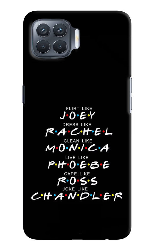 FRIENDS Character Oppo F17 Pro Hard Case Back Cover by Casekaro