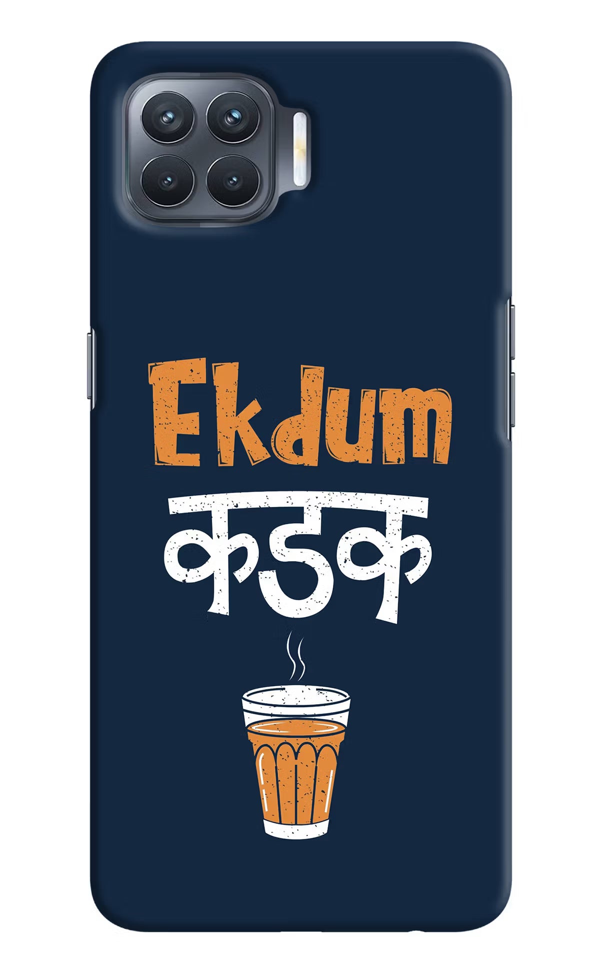 Ekdum Kadak Chai Oppo F17 Pro Hard Case Back Cover by Casekaro