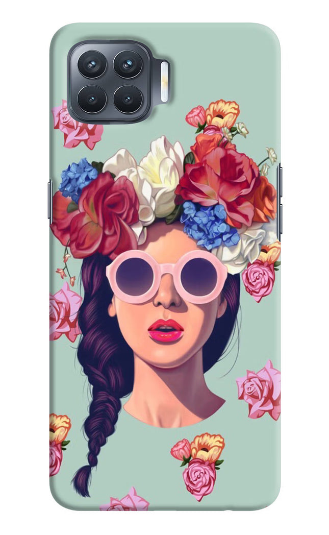 Pretty Girl Oppo F17 Pro Hard Case Back Cover by Casekaro