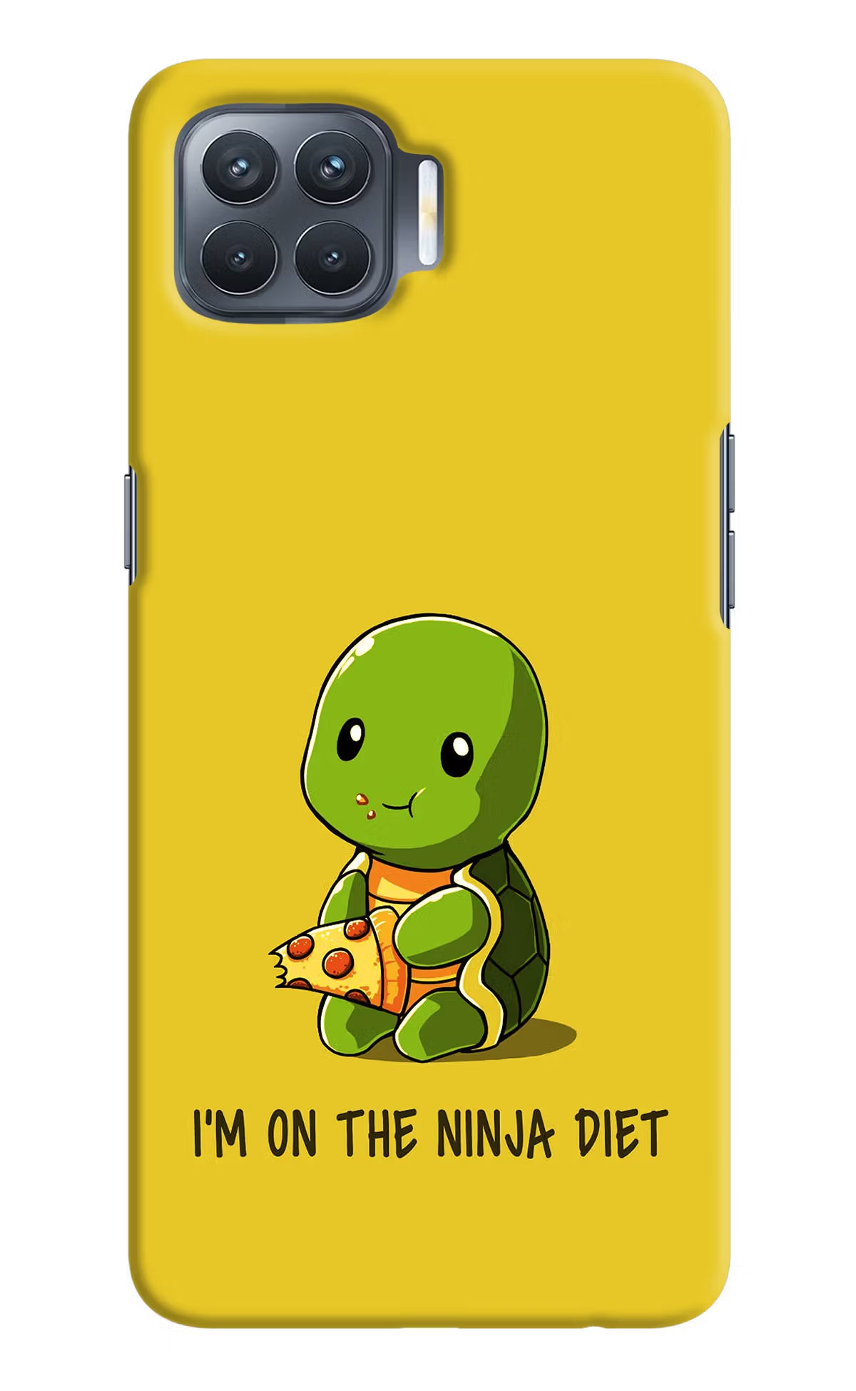 I'm on Ninja Diet Oppo F17 Pro Hard Case Back Cover by Casekaro