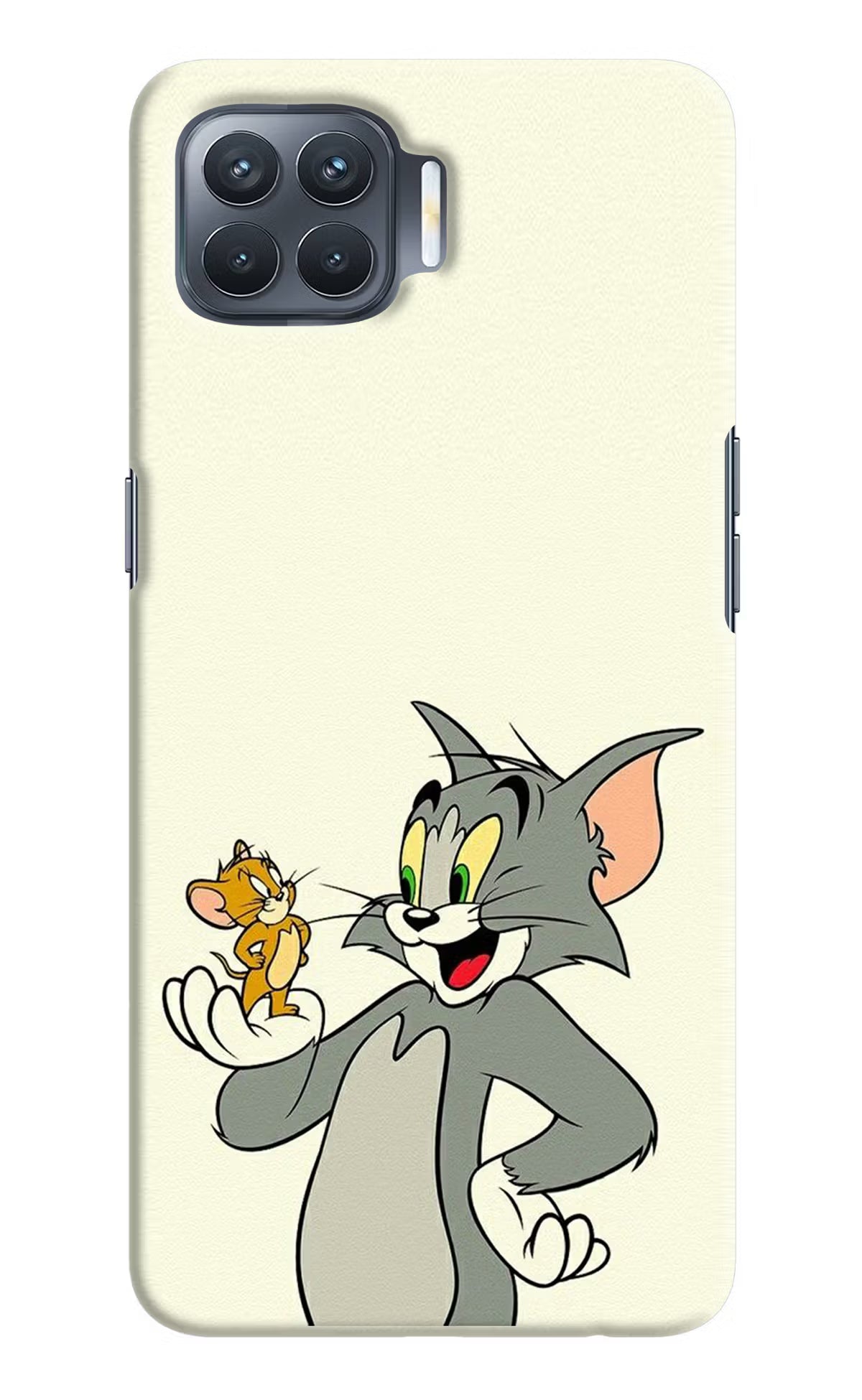 Tom & Jerry Oppo F17 Pro Hard Case Back Cover by Casekaro