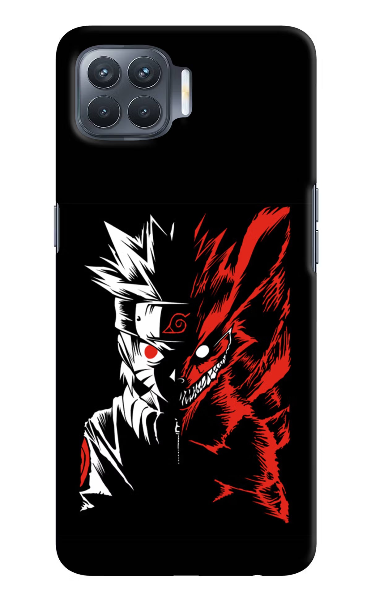 Naruto Two Face Oppo F17 Pro Hard Case Back Cover by Casekaro