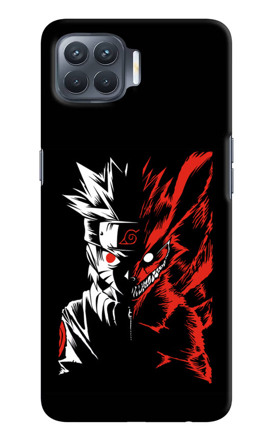 Naruto Two Face Oppo F17 Pro Hard Case Back Cover by Casekaro