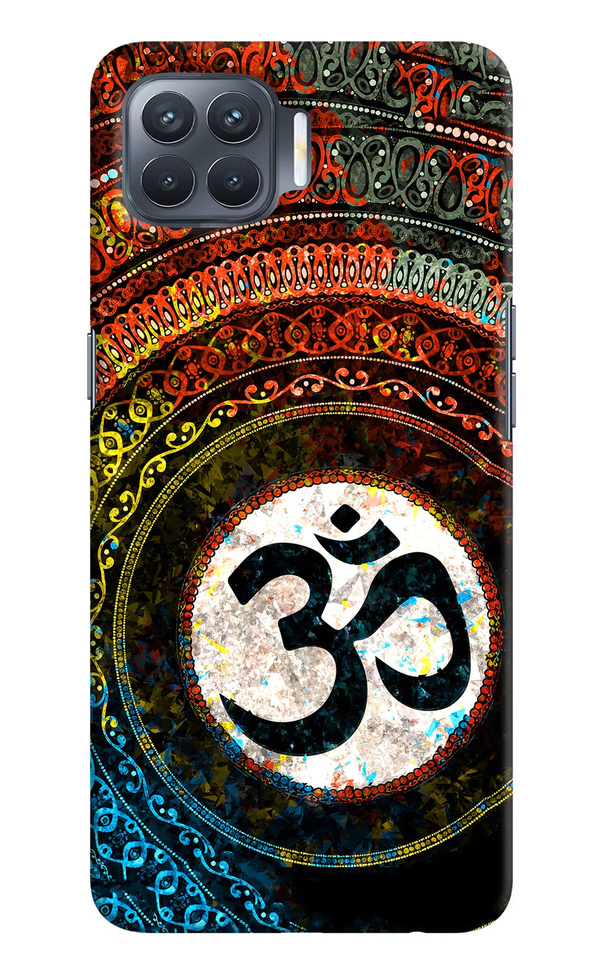 Om Cultural Oppo F17 Pro Hard Case Back Cover by Casekaro