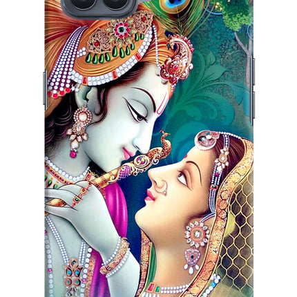 Lord Radha Krishna Oppo F17 Pro Hard Case Back Cover by Casekaro