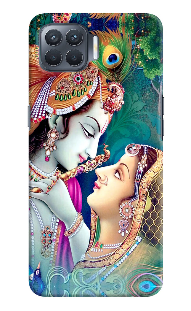 Lord Radha Krishna Oppo F17 Pro Hard Case Back Cover by Casekaro