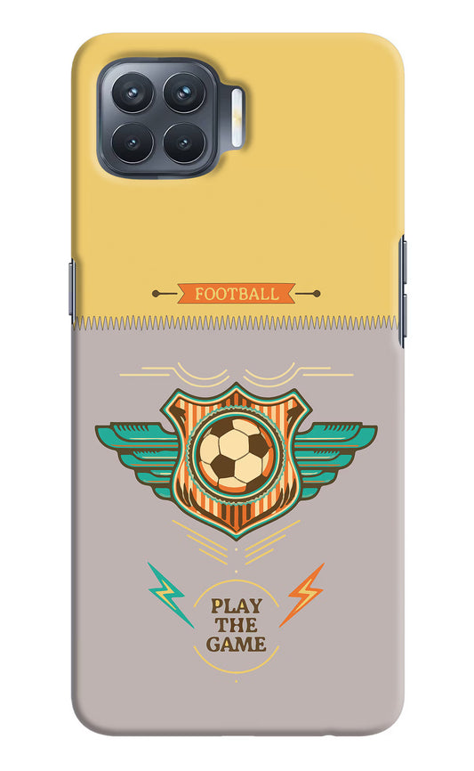 Football Oppo F17 Pro Hard Case Back Cover by Casekaro