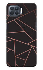 Geometric Pattern Oppo F17 Pro Hard Case Back Cover by Casekaro