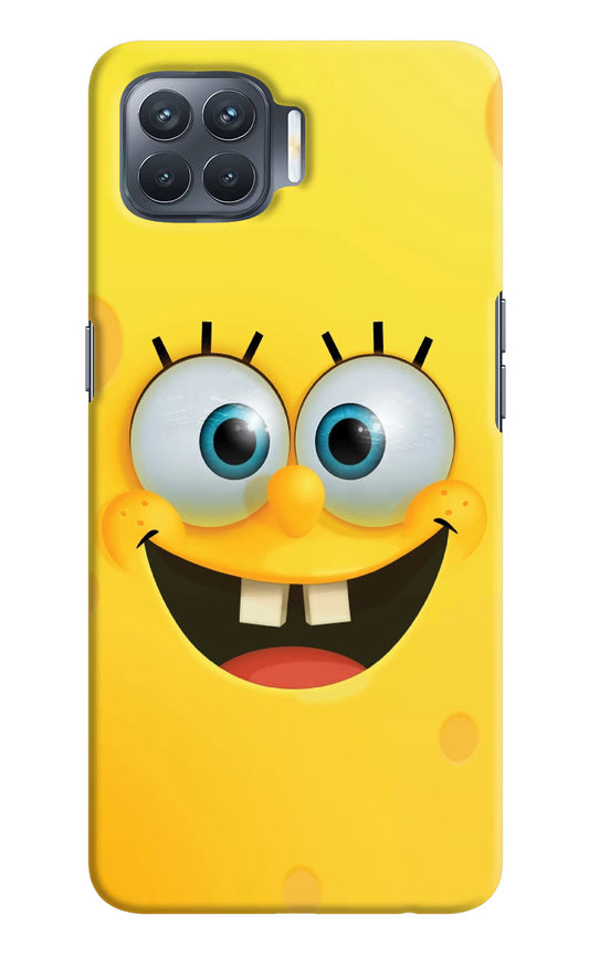 Sponge 1 Oppo F17 Pro Hard Case Back Cover by Casekaro