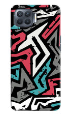 Geometric Graffiti Oppo F17 Pro Hard Case Back Cover by Casekaro