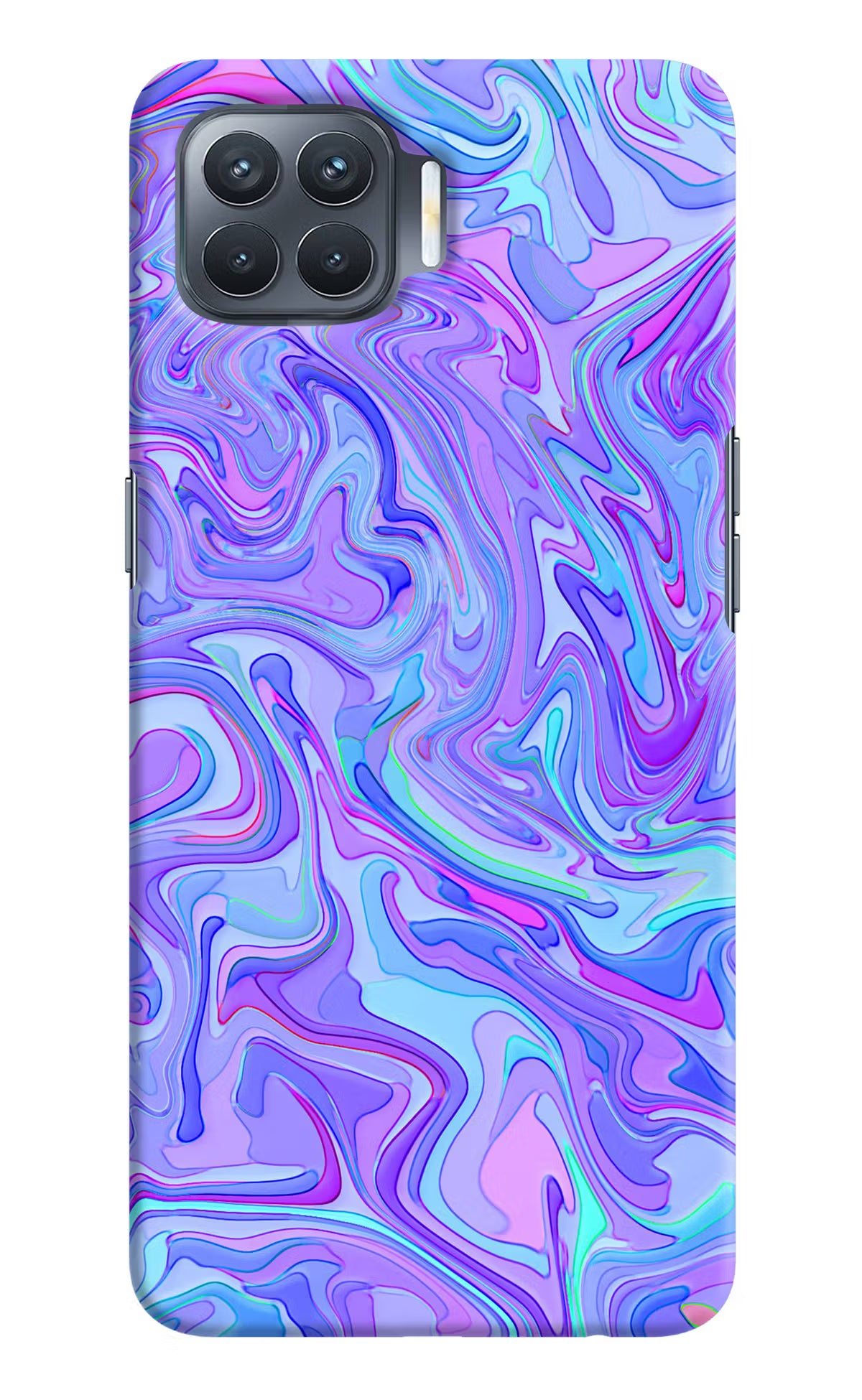 Glitter Oppo F17 Pro Hard Case Back Cover by Casekaro