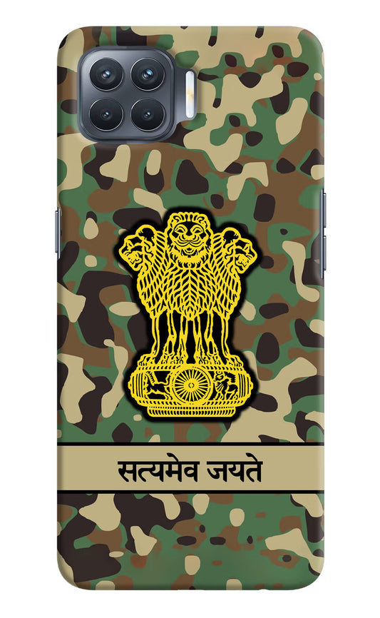 Satyamev Jayate Army Oppo F17 Pro Hard Case Back Cover by Casekaro