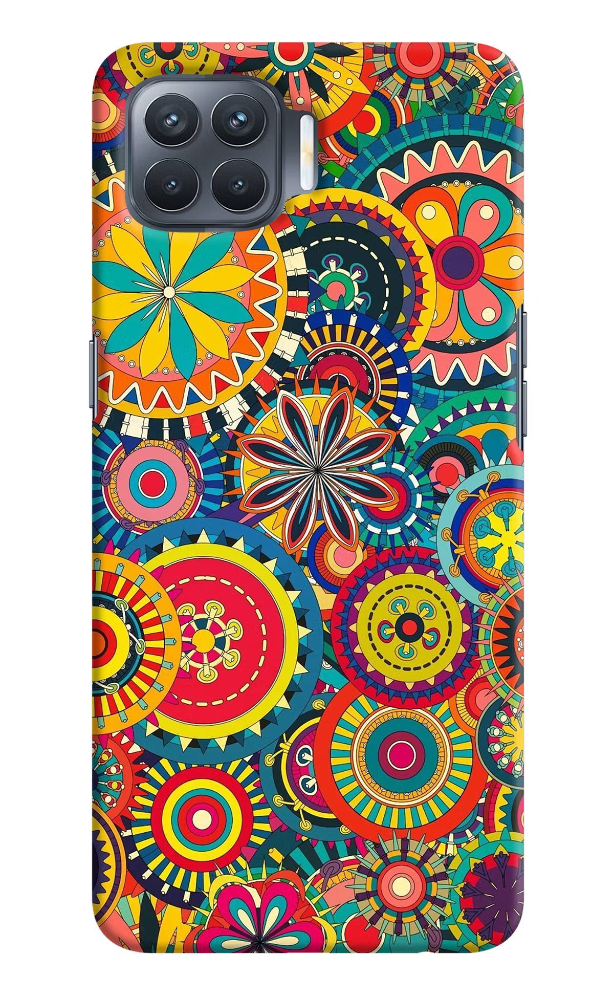 Gol Gol Art Oppo F17 Pro Hard Case Back Cover by Casekaro