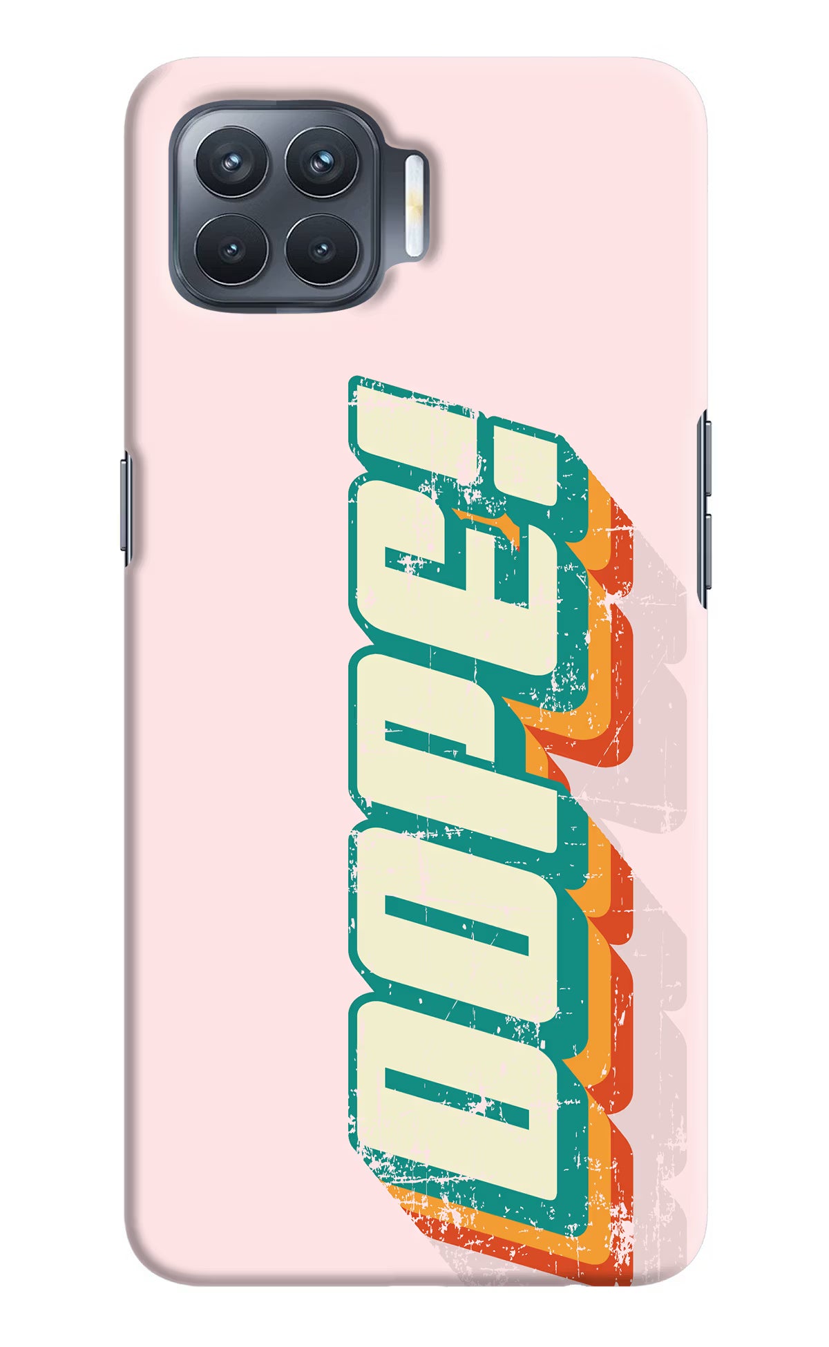 Dope Oppo F17 Pro Hard Case Back Cover by Casekaro