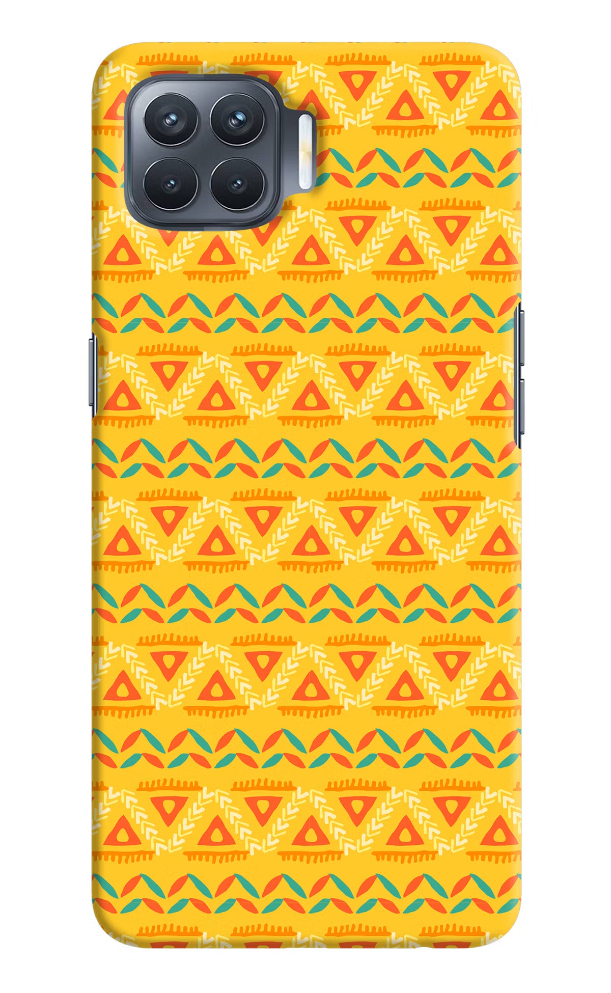 Tribal Pattern Oppo F17 Pro Hard Case Back Cover by Casekaro