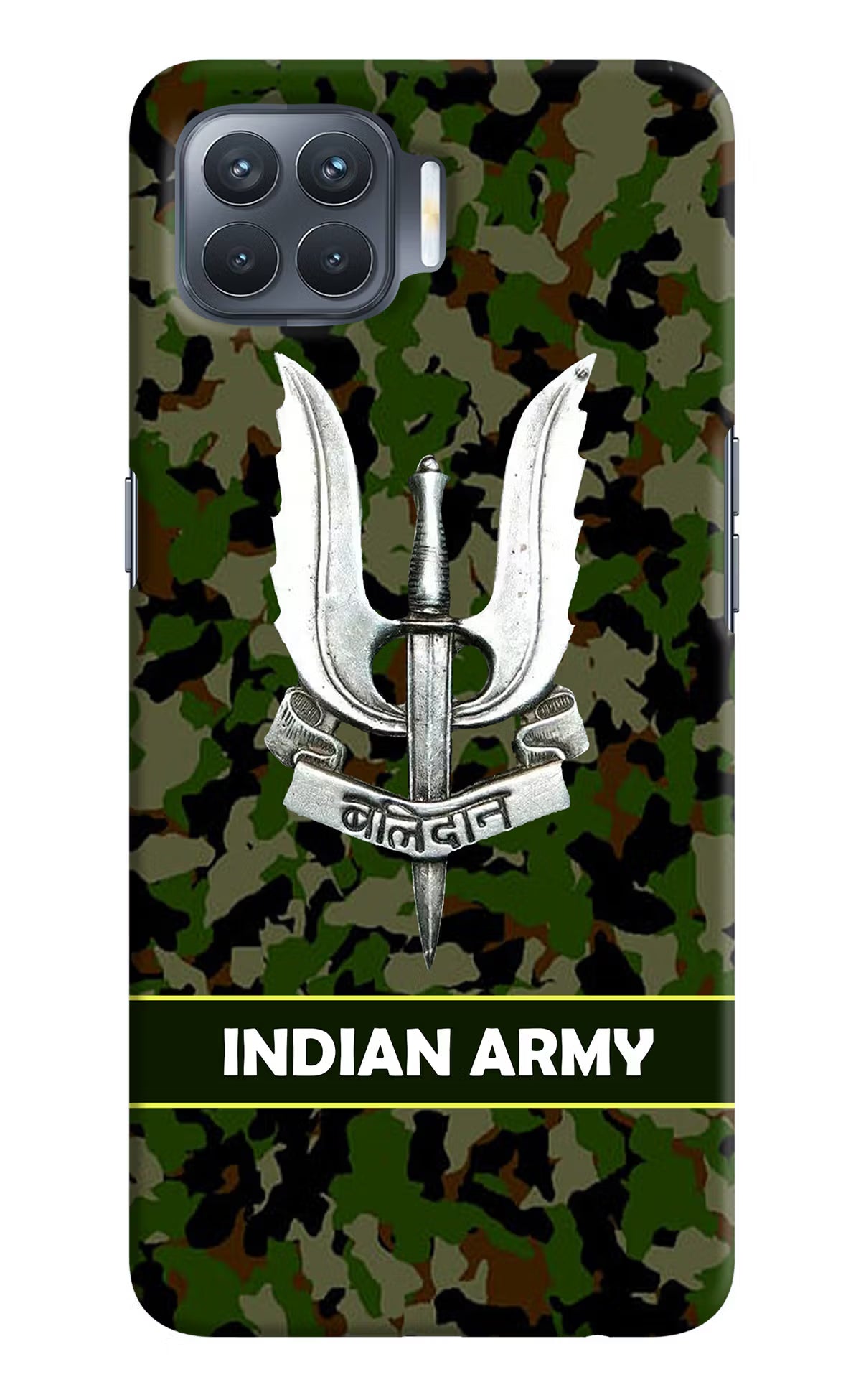 Balidan Indian Logo Oppo F17 Pro Hard Case Back Cover by Casekaro