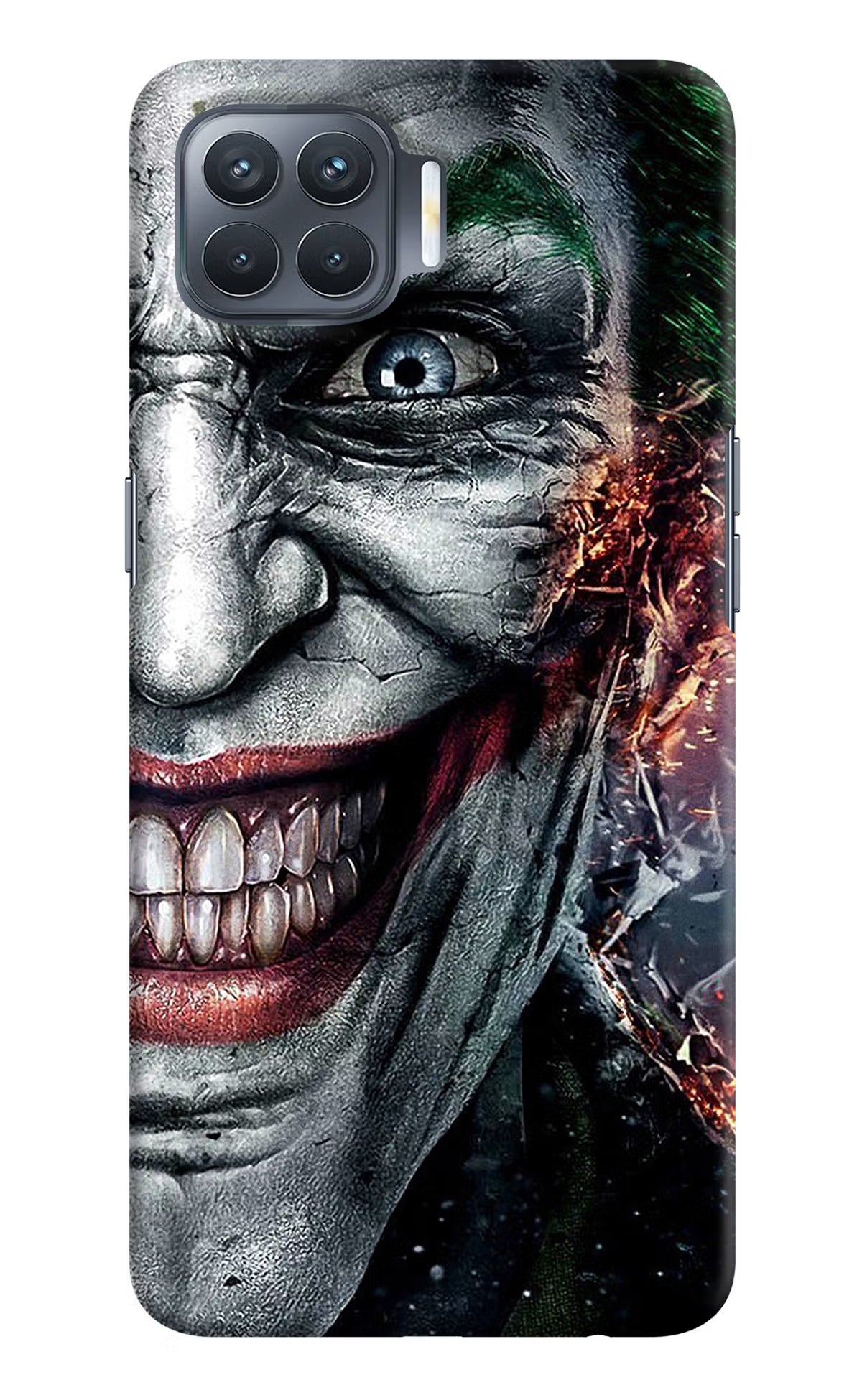 Joker Cam Oppo F17 Pro Hard Case Back Cover by Casekaro