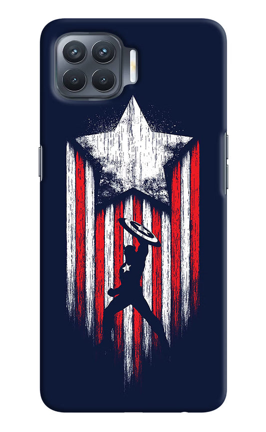 Captain America Marvel Art Oppo F17 Pro Hard Case Back Cover by Casekaro